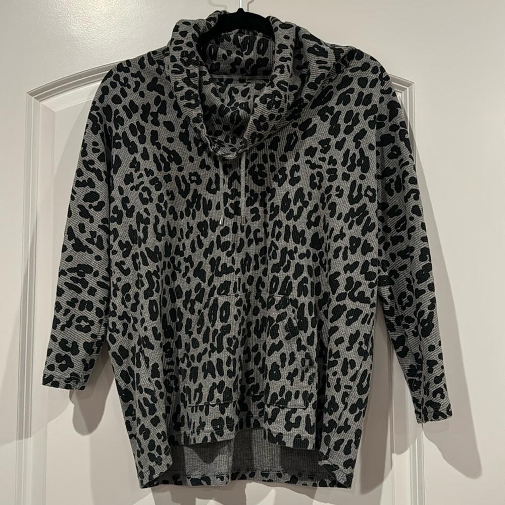 Style & Co Sport Animal Print Top
